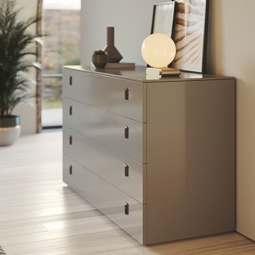 Moderne Kommode - SERENADE - Praddy Unipessoal lda - Leder / rechteckig / 4 Schubladen