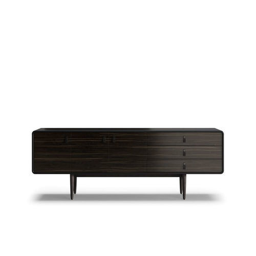 Modernes Sideboard - SOPRANO - Praddy Unipessoal lda - Leder / Holz / Nussbaum
