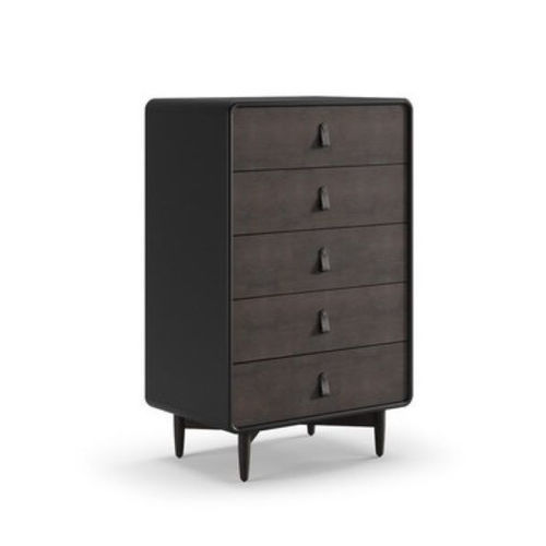 Moderne Kommode - SOPRANO - Praddy Unipessoal lda - Leder / Holz / 5 Schubladen