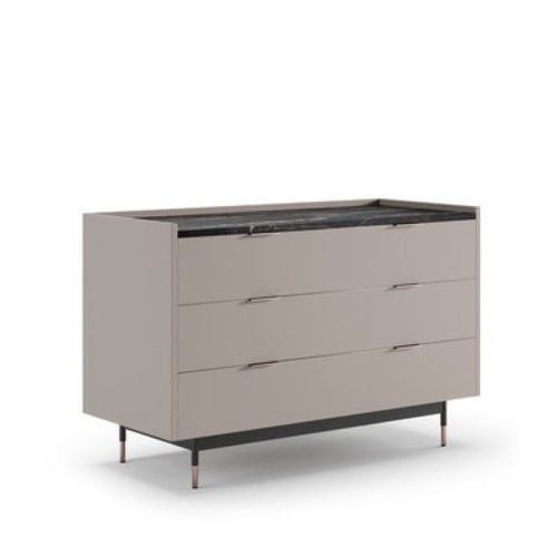 Moderne Kommode - BATON - Praddy Unipessoal lda - Marmor / Rattan / Metall