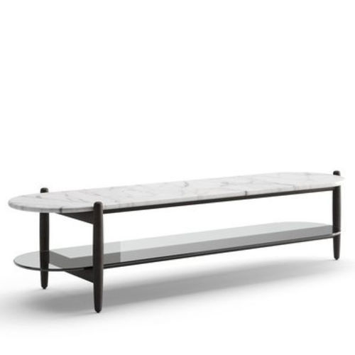 Moderner Couchtisch - SOPRANO - Praddy Unipessoal lda - Holz / Eiche / Glas