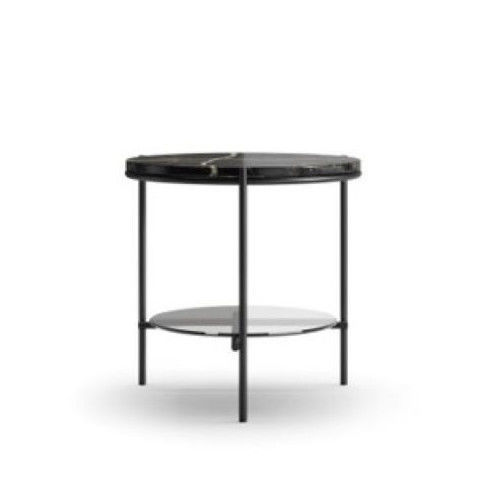 Moderner Beistelltisch - CELLO III - Praddy Unipessoal lda - Metall / Marmor / Gestell aus Metall