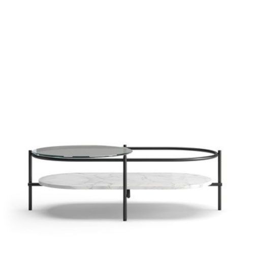 Moderner Couchtisch - CELLO I - Praddy Unipessoal lda - Metall / Marmor / Gestell aus Metall