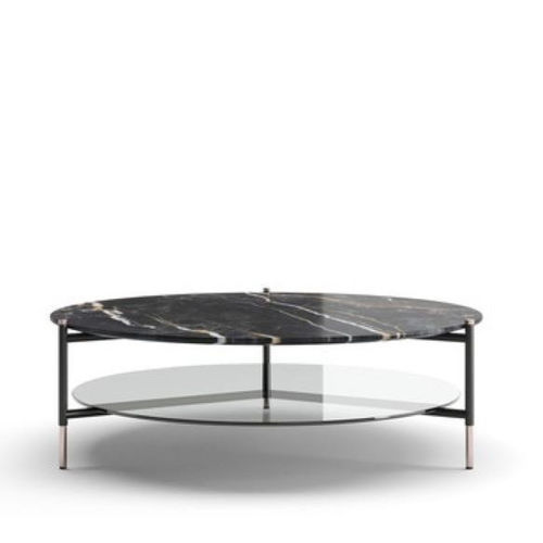 Moderner Couchtisch - BATON - Praddy Unipessoal lda - Glas / Marmor / Gestell aus Metall