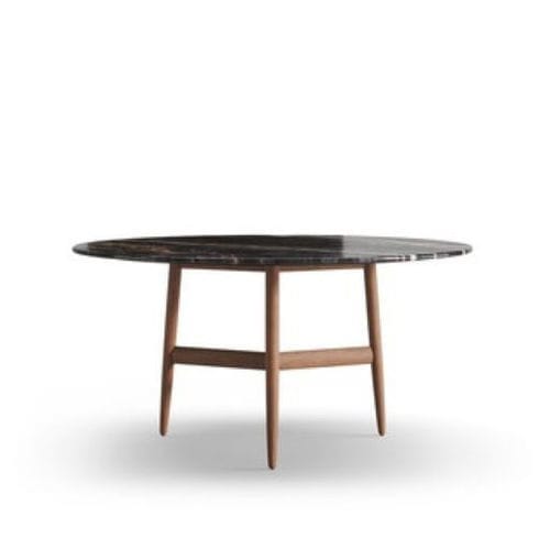 Moderner Esstisch - SOPRANO II - Praddy Unipessoal lda - Holz / Nussbaum / Marmor