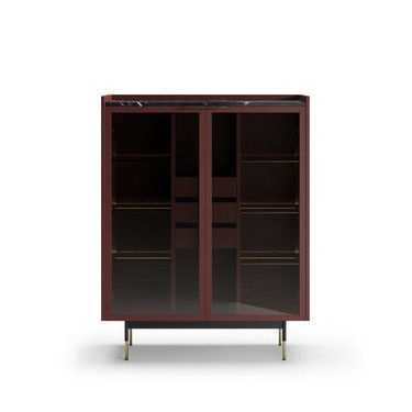 Moderner Barschrank - BATON - Praddy Unipessoal lda - Holz / schwarz / braun
