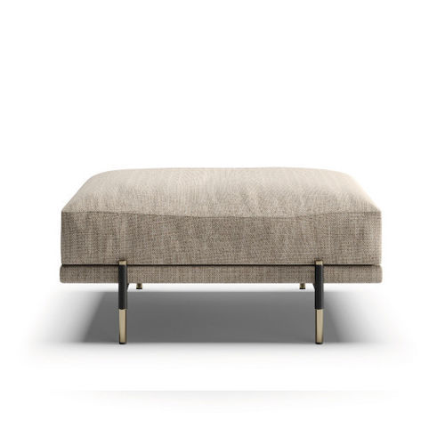 Moderne Ottomane - BATON - Praddy Unipessoal lda - Samt / Edelstahl / quadratisch