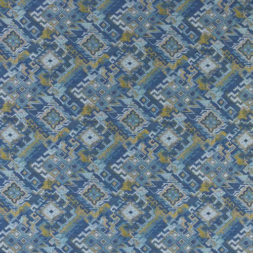 Möbelstoff - FLORIDA : MARIANNA  - WIND - für Vorhänge / geometrisches Muster / Polyester