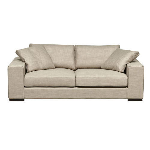 Ecksofa - ENTRE-SOI - MOULINS - modern / Leinen / mit abnehmbarem Bezug