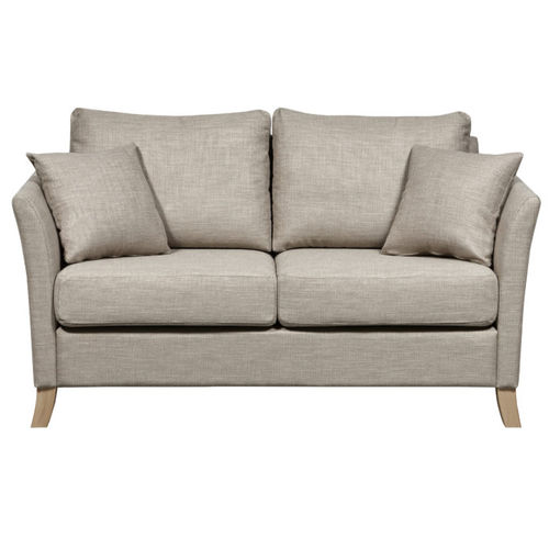 Bettsofa - ORION - MOULINS - klassisch / Leinen / mit abnehmbarem Kissen