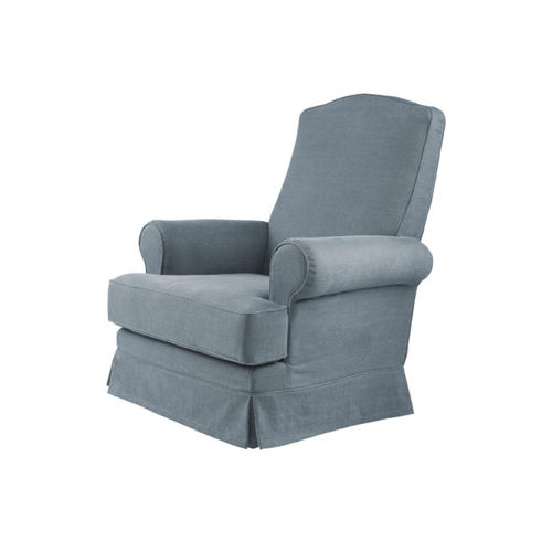 Klassischer Sessel - LINDON - MOULINS - Stoff / mit abnehmbarem Bezug / Bergère-Stil