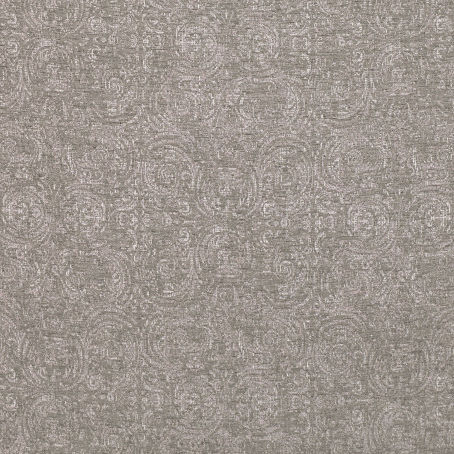 Möbelstoff - KALEIDO : ANUKKA - BLACK EDITION - Damast-Motiv / Leinen / Seide