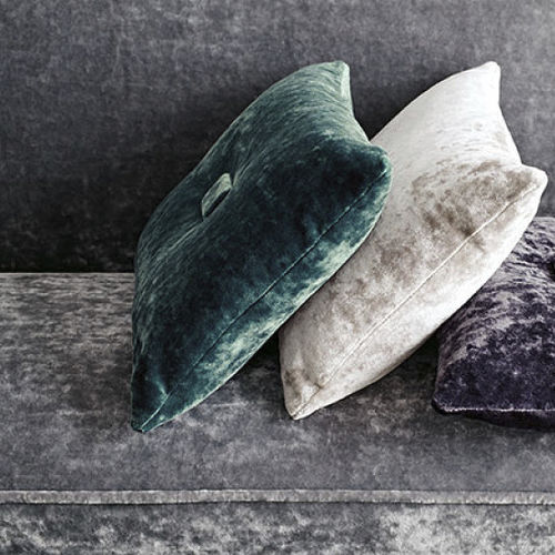 Möbelstoff - MUSA : AGATE - BLACK EDITION - einfarbig / Polyester / Baumwolle