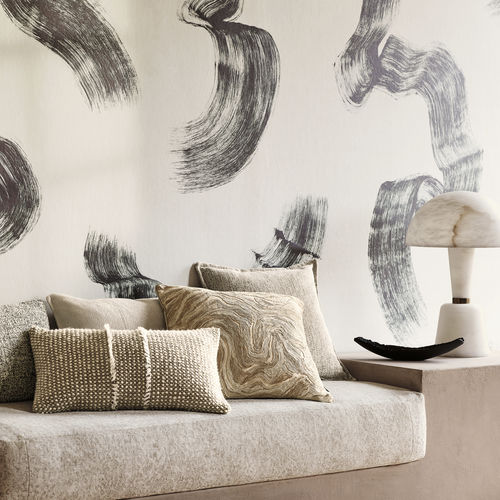 Kissen für Sofas - ONDETO - BLACK EDITION - Stuhl / quadratisch / Motiv