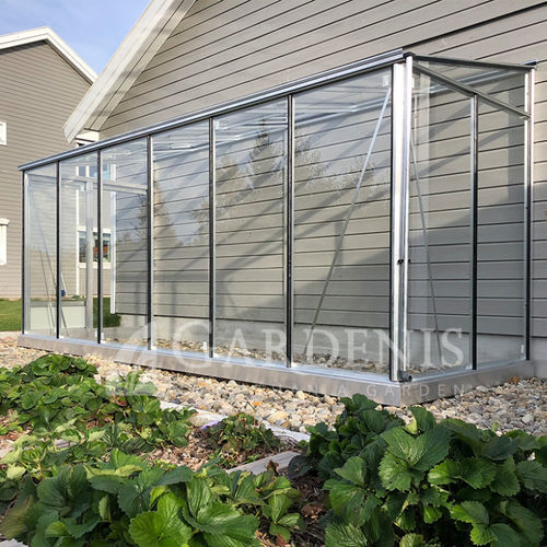 Gewächshaus für Hobbygärten - MURUS - GARDENIS UAB - Einfachtunnel / Aluminiumstruktur / Glas