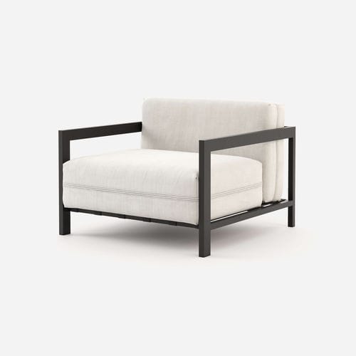 Moderner Sessel - BONDI - Domkapa - Stoff / Holz / mit abnehmbarem Kissen