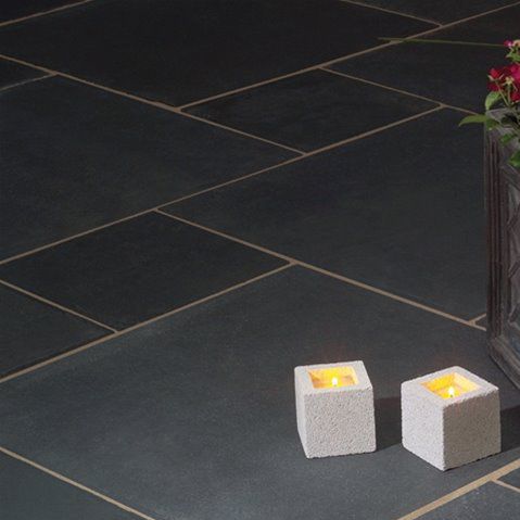 Kalkstein-Pflasterstein - BLACK LIMESTONE SERIES - Castacrete - für Außenbereich / für den Innenraum