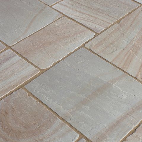 Stein-Pflasterstein - CAMEL SANDSTONE SERIES - Castacrete - Terrakotta / für Außenbereich / für den Innenraum