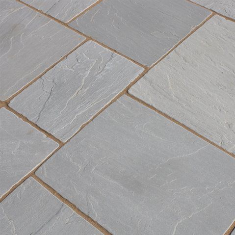 Naturstein-Pflasterstein - GREY SANDSTONE SERIES - Castacrete - für Außenbereich / texturiert
