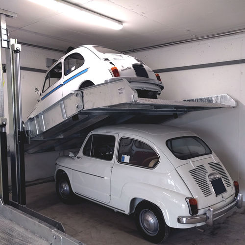 Schräge Parkhebebühne - SLANT - Modulo parking - hydraulisch