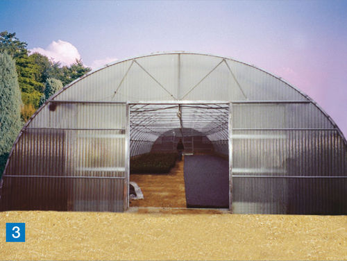 Gewächshaus für Gewerbegebrauch - TN - Agrimec srl - für Hobbygärten / für Produktionszwecke / einkuppelig