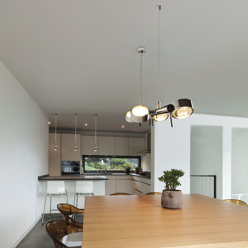 Hängelampe - PUK QUARTETT - Top Light GmbH & Co. KG. - Metall / Glas / modern