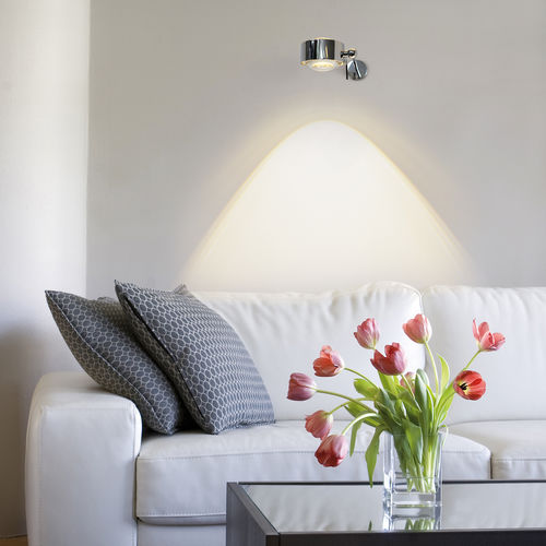 Moderne Wandleuchte - PUK MAXX SIDE SINGLE - Top Light GmbH & Co. KG. - für den Innenraum / Metall / Glas