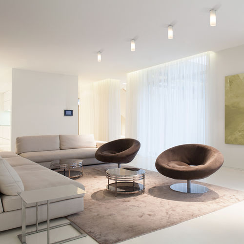 Moderne Deckenleuchte - DELA - Top Light GmbH & Co. KG. - rund / Glas / Metall