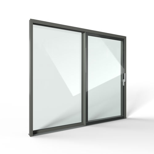 Hebe-Schiebe-Terrassentür - FIN-Slide - Finstral - Aluminium / PVC / mit Doppelverglasung