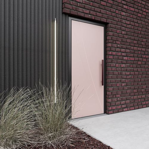 Eingangstür - 04 - Finstral - Aluminium / einflügelig / modern
