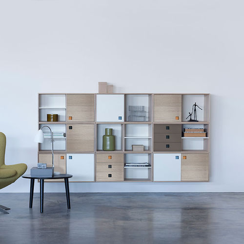 Wandmontiertes Regal - CHOICE - PBJ Design House - Modul / modern / Eiche