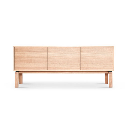 Modernes Sideboard - JOINT  - PBJ Design House - Eiche / Nussbaum / Massivholz