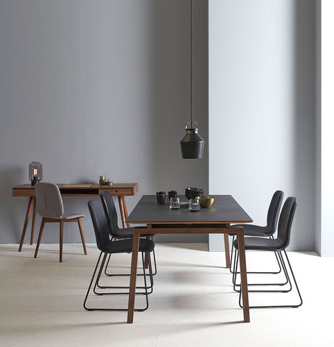 Moderner Esstisch - UNFOLD - PBJ Design House - Eiche / Nussbaum / Massivholz