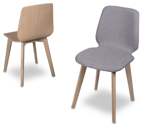 Moderner Esszimmerstuhl - EDGE CUT - PBJ Design House - für den Innenraum / Sperrholz / Filz
