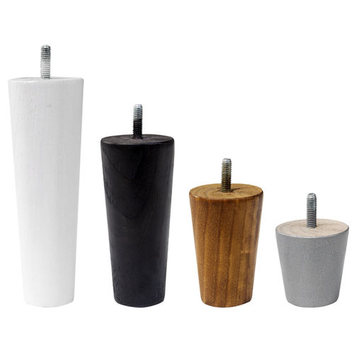 Holz-Bettpfosten - FEET - Mindol - Kunststoff / Aluminium