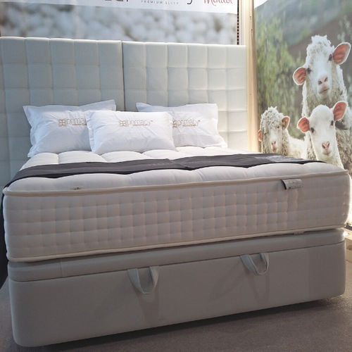 Doppelbett-Matratze - SILK HT34 - Mindol - Schaumstoff / Taschenfederkern / 150x200 cm