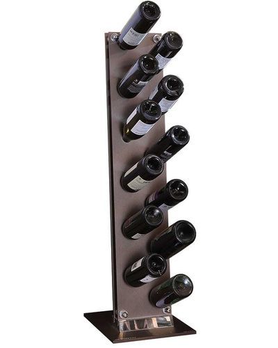 Aluminium-Flaschenständer - CORNER - Del Barba Lavorazioni Metalli Srl - einbaufähig / für Gewerbegebrauch / schwarz