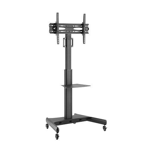 Moderner TV-Ständer - FS11-46T - LUMI LEGEND CORP. - mit Rollen / Stahl / Aluminium