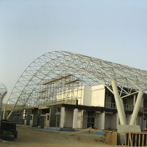 Metall-Dachstuhl / für Seiltragwerk - Altinyaldiz - für Flughafen / räumlich / galvanisiertem Stahl