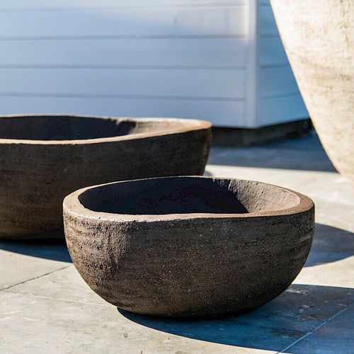 Terrakotta-Pflanzgefäß - ISLAND - Deseo Ceramics - freistehend / rund