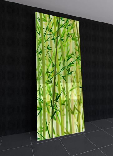 Verkleidungs-Dekorplatte - BAMBOO WALL - Crystalexe - wandmontiert / für Innenausbau / zur Außenraumgestaltung