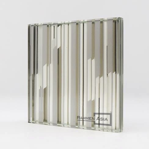 Möbeldekorplatte - ZELLE - Rahmen (Asia) Limited - für Innenausbau / Glas / für Gewerbegebrauch