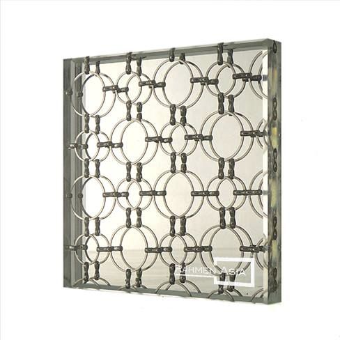 Möbeldekorplatte - HIERRO - Rahmen (Asia) Limited - für Innenausbau / Glas / für Gewerbegebrauch