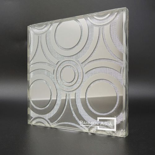 Möbeldekorplatte - TOTEM U - Rahmen (Asia) Limited - Wand / für Innenausbau / Glas