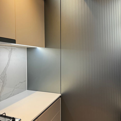 Sicherheitsglasscheibe - R22166CY - Rahmen (Asia) Limited - VSG / texturiert / für Innenausbau