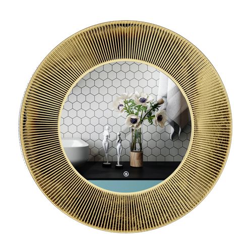 Wandmontierter Spiegel - RMRYSJJS11Y800G15LF - Rahmen (Asia) Limited - modern / rund / gold