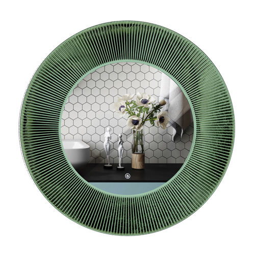 Wandmontierter Spiegel - RMRYSJJS11Y1200G6LF - Rahmen (Asia) Limited - modern / rund / grün