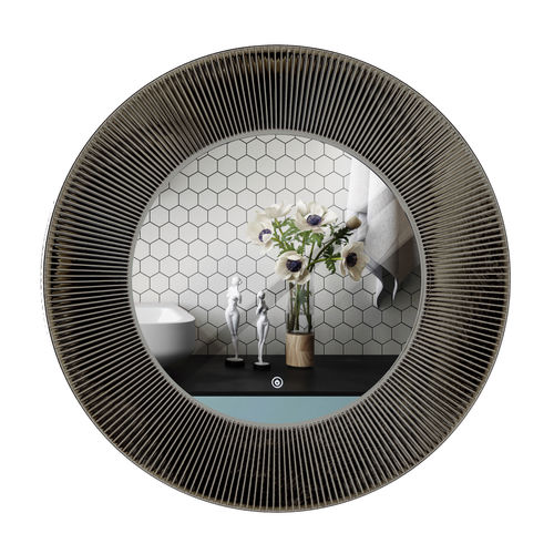 Wandmontierter Spiegel - RMRYSJJS11Y1200G5LF - Rahmen (Asia) Limited - modern / rund / grau