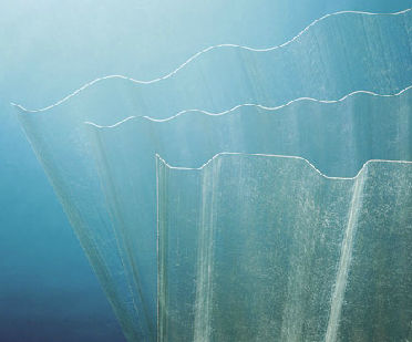 Polyester-Dachplatte - PLASTOLUX - AKRAPLAST - Well / profiliert