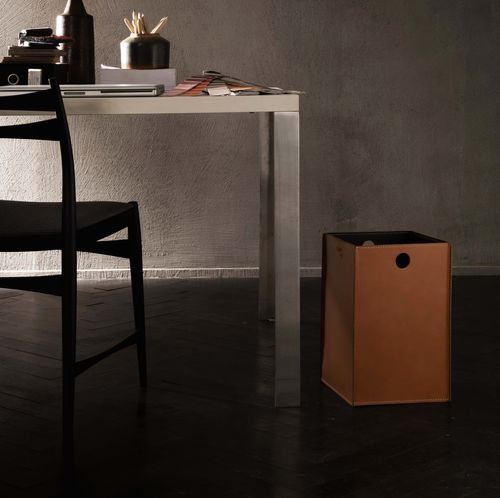Leder-Papierkorb - TEODORO - Limac Design®